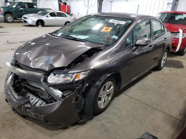 Photo 1 VIN: 19XFB2F54DE044664 - HONDA CIVIC LX 