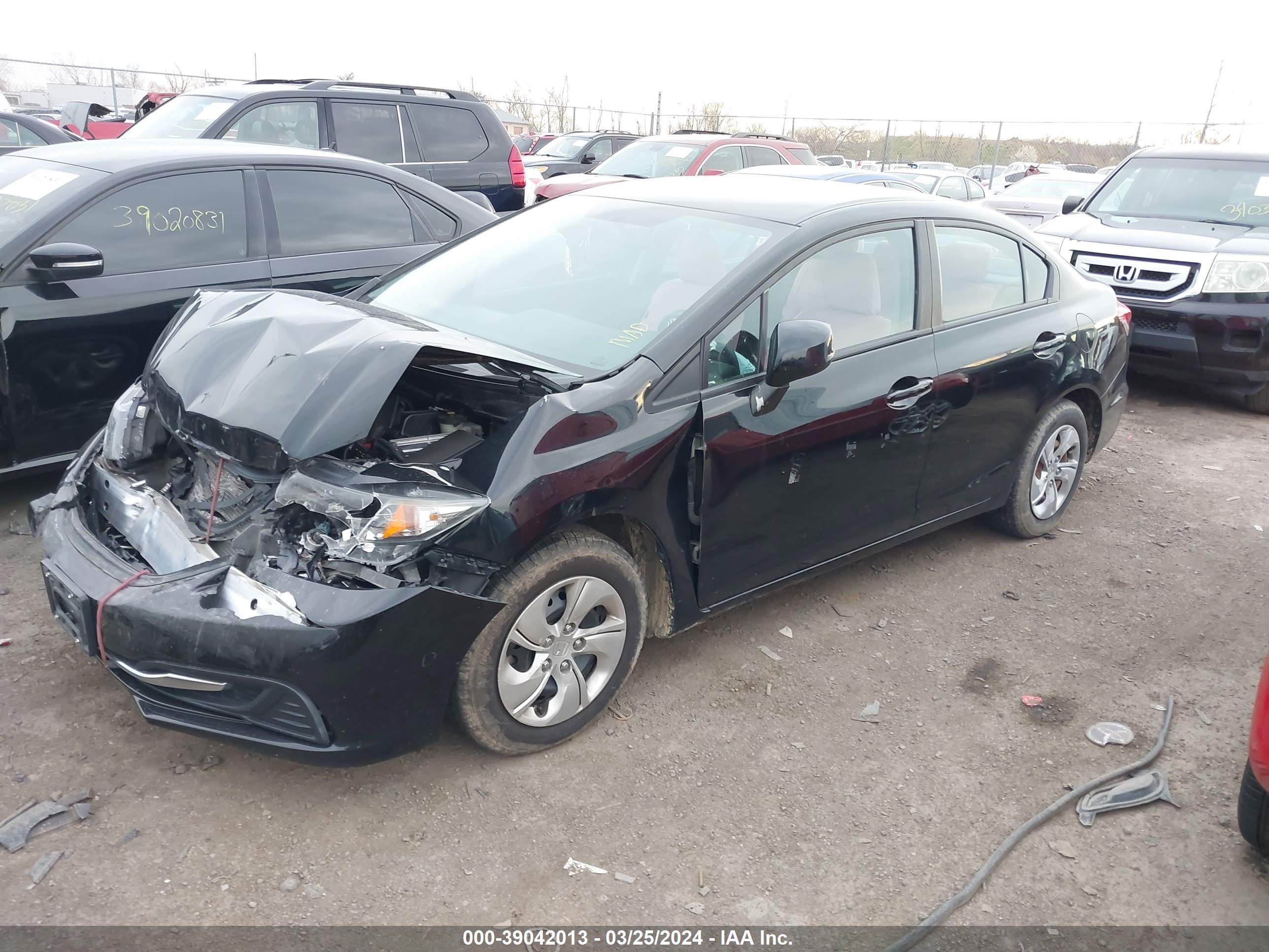 Photo 1 VIN: 19XFB2F54DE053381 - HONDA CIVIC 