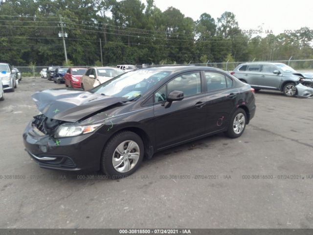 Photo 1 VIN: 19XFB2F54DE066826 - HONDA CIVIC SDN 