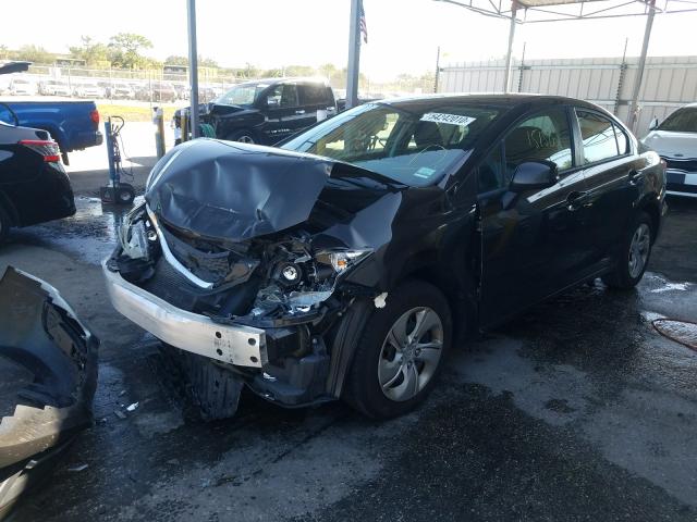 Photo 1 VIN: 19XFB2F54DE066857 - HONDA CIVIC LX 