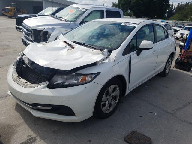 Photo 1 VIN: 19XFB2F54DE073968 - HONDA CIVIC LX 