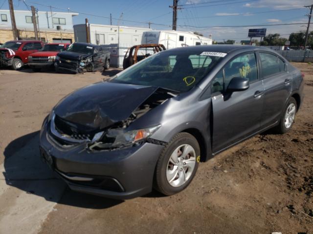 Photo 1 VIN: 19XFB2F54DE077535 - HONDA CIVIC LX 