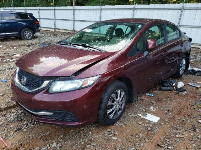 Photo 1 VIN: 19XFB2F54DE081021 - HONDA CIVIC LX 