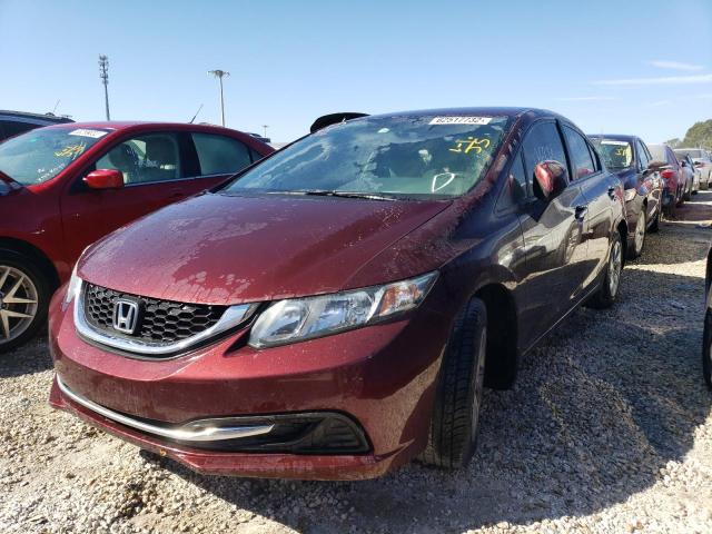 Photo 1 VIN: 19XFB2F54DE096781 - HONDA CIVIC LX 