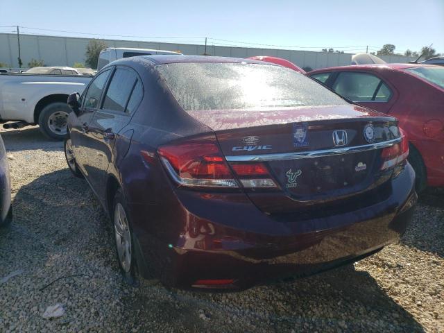 Photo 2 VIN: 19XFB2F54DE096781 - HONDA CIVIC LX 