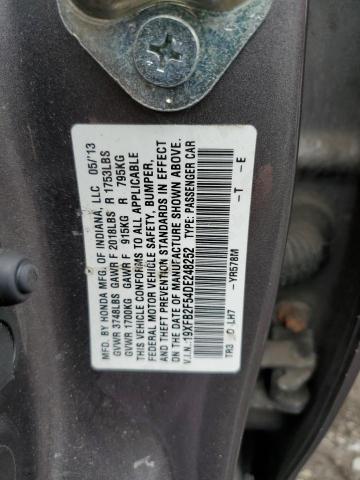 Photo 12 VIN: 19XFB2F54DE248252 - HONDA CIVIC LX 