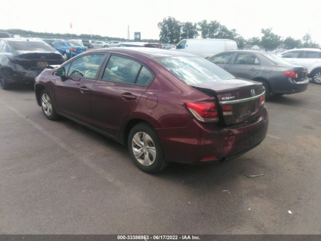 Photo 2 VIN: 19XFB2F54DE248557 - HONDA CIVIC SDN 