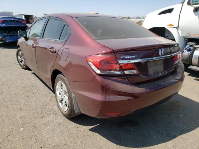 Photo 2 VIN: 19XFB2F54DE283910 - HONDA CIVIC LX 