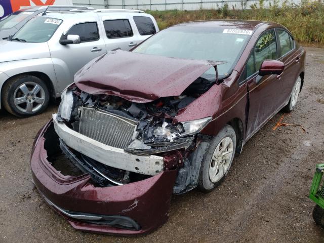 Photo 1 VIN: 19XFB2F54EE017434 - HONDA CIVIC LX 