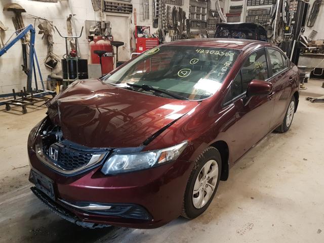 Photo 1 VIN: 19XFB2F54EE042284 - HONDA CIVIC LX 