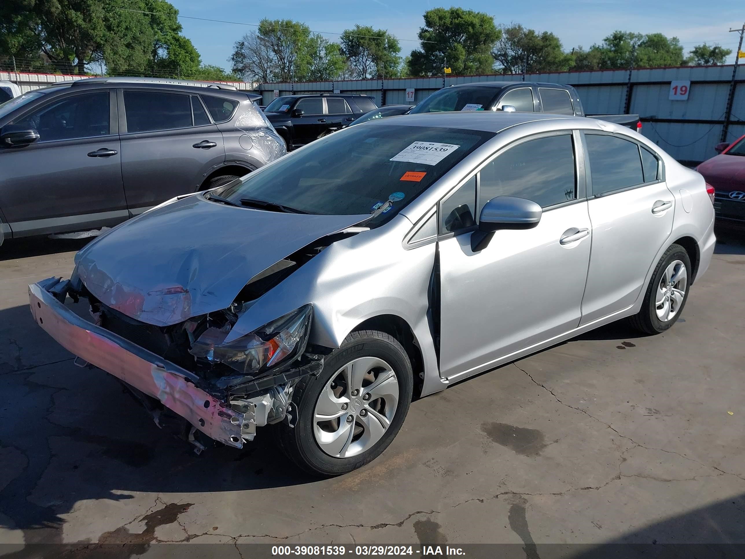 Photo 1 VIN: 19XFB2F54EE076788 - HONDA CIVIC 