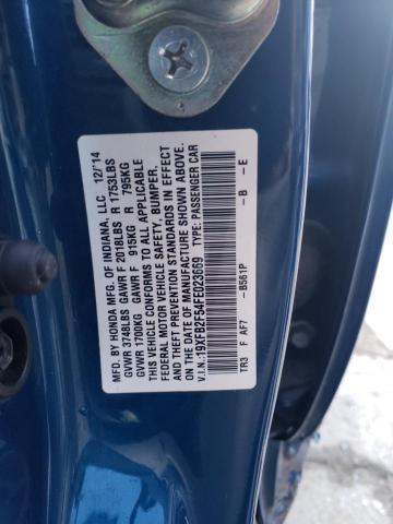 Photo 9 VIN: 19XFB2F54FE023669 - HONDA CIVIC LX 