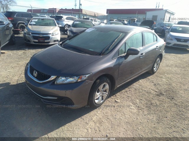 Photo 1 VIN: 19XFB2F54FE037457 - HONDA CIVIC SEDAN 