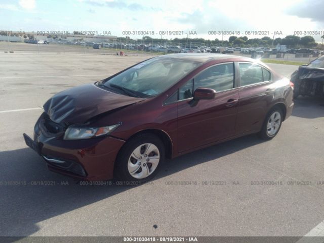 Photo 1 VIN: 19XFB2F54FE041007 - HONDA CIVIC SEDAN 