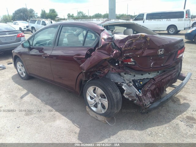 Photo 2 VIN: 19XFB2F54FE048670 - HONDA CIVIC SEDAN 