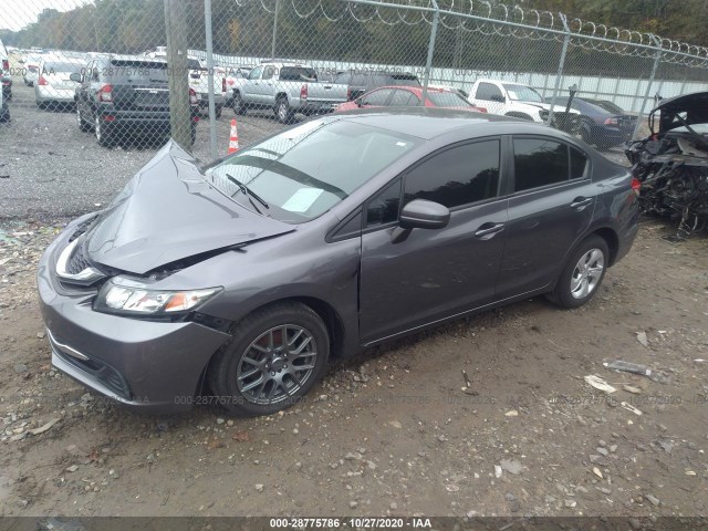 Photo 1 VIN: 19XFB2F54FE116627 - HONDA CIVIC SEDAN 