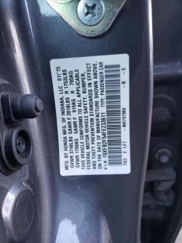 Photo 11 VIN: 19XFB2F54FE233611 - HONDA CIVIC 