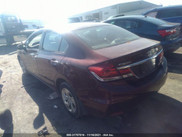 Photo 2 VIN: 19XFB2F54FE241644 - HONDA CIVIC SEDAN 