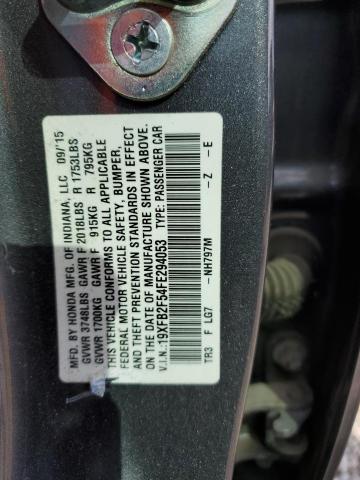 Photo 11 VIN: 19XFB2F54FE294053 - HONDA CIVIC LX 