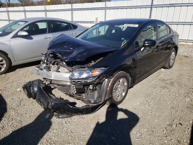 Photo 1 VIN: 19XFB2F54FE702065 - HONDA CIVIC LX 