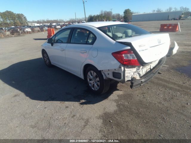 Photo 2 VIN: 19XFB2F55CE059432 - HONDA CIVIC SDN 