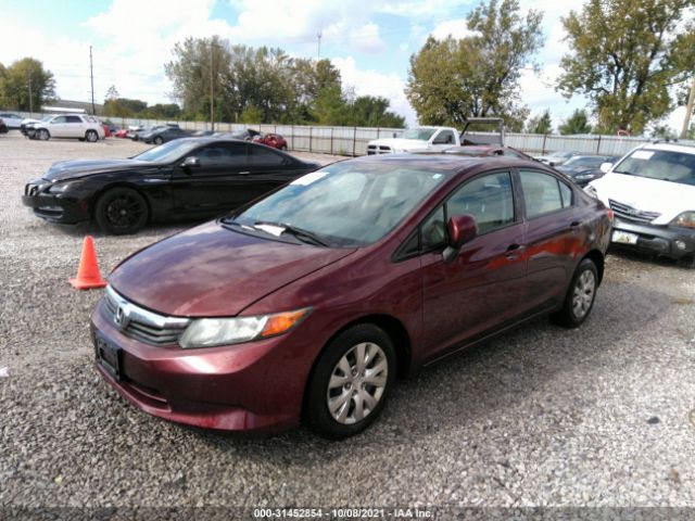 Photo 1 VIN: 19XFB2F55CE061441 - HONDA CIVIC SDN 