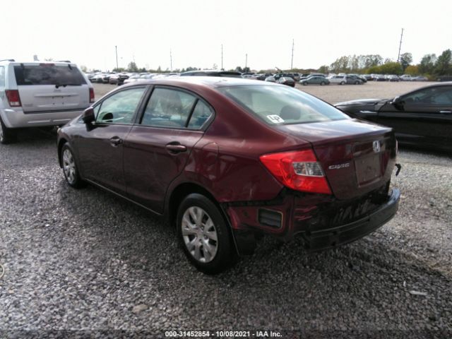 Photo 2 VIN: 19XFB2F55CE061441 - HONDA CIVIC SDN 