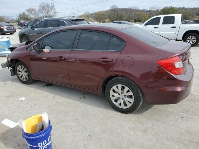 Photo 1 VIN: 19XFB2F55CE352246 - HONDA CIVIC LX 