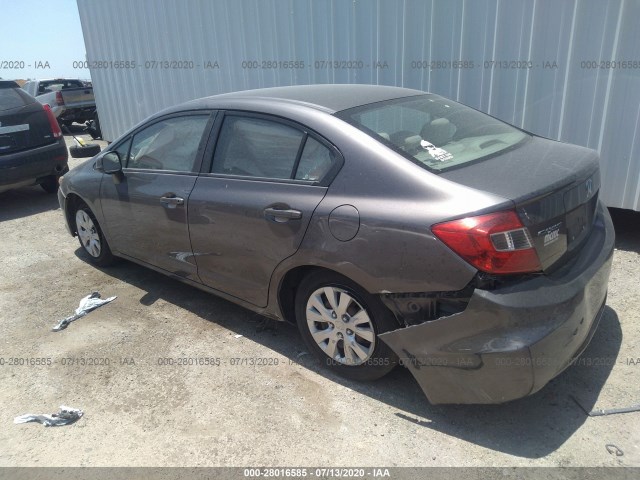 Photo 2 VIN: 19XFB2F55CE362159 - HONDA CIVIC SDN 