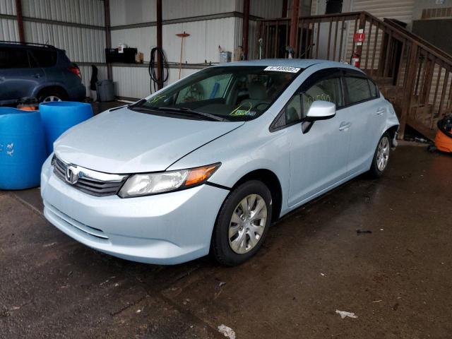 Photo 1 VIN: 19XFB2F55CE375879 - HONDA CIVIC LX 