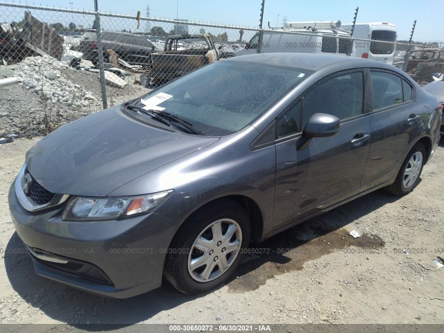 Photo 1 VIN: 19XFB2F55DE007624 - HONDA CIVIC SDN 