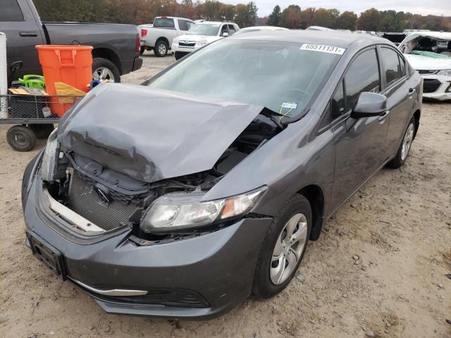 Photo 1 VIN: 19XFB2F55DE037187 - HONDA CIVIC LX 