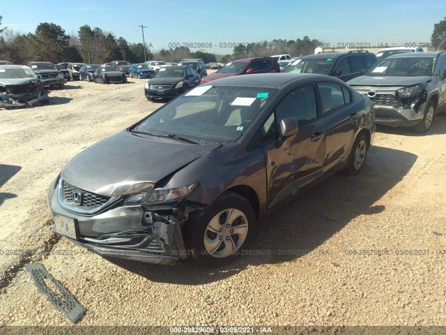 Photo 1 VIN: 19XFB2F55DE040512 - HONDA CIVIC SDN 