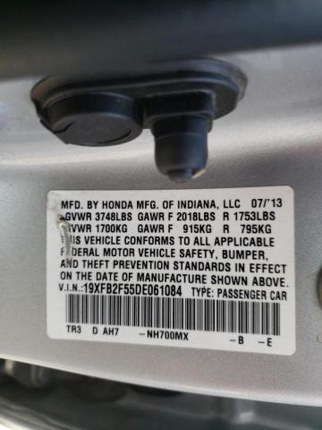 Photo 9 VIN: 19XFB2F55DE061084 - HONDA CIVIC LX 