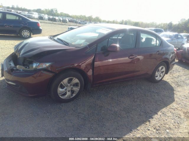 Photo 1 VIN: 19XFB2F55DE092836 - HONDA CIVIC SDN 