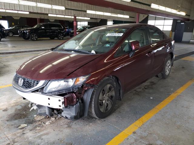 Photo 0 VIN: 19XFB2F55DE096868 - HONDA CIVIC LX 