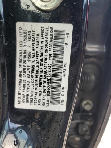 Photo 12 VIN: 19XFB2F55DE200842 - HONDA CIVIC LX 