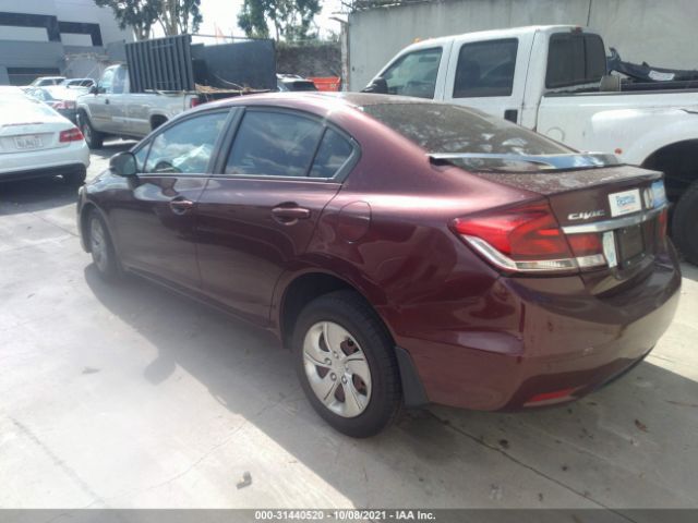 Photo 2 VIN: 19XFB2F55DE207810 - HONDA CIVIC SDN 