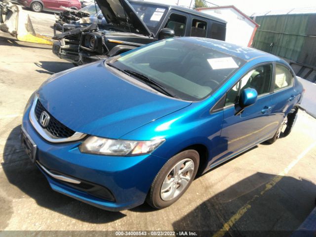 Photo 1 VIN: 19XFB2F55DE244596 - HONDA CIVIC SDN 