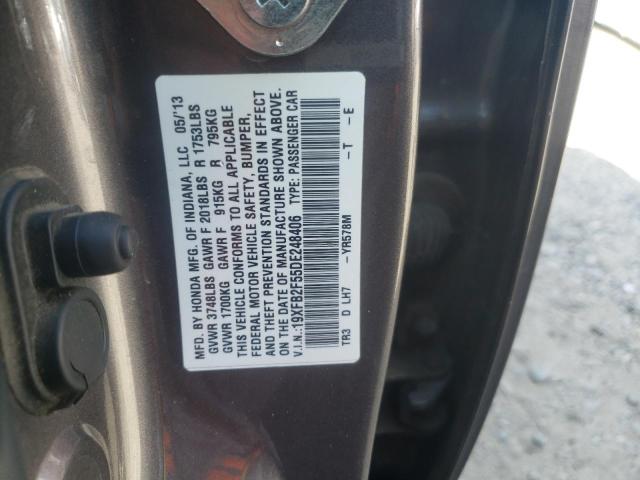 Photo 12 VIN: 19XFB2F55DE248406 - HONDA CIVIC 