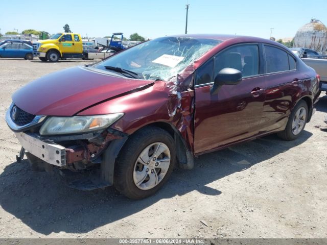 Photo 1 VIN: 19XFB2F55DE248602 - HONDA CIVIC 