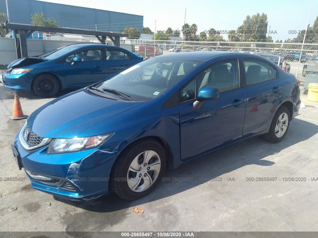 Photo 1 VIN: 19XFB2F55DE268557 - HONDA CIVIC SDN 