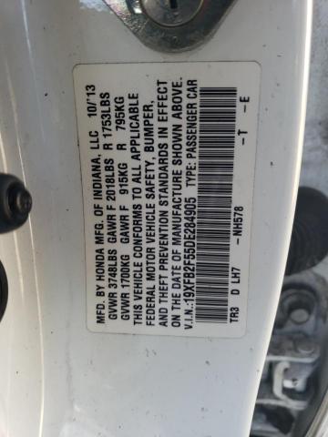 Photo 11 VIN: 19XFB2F55DE284905 - HONDA CIVIC 