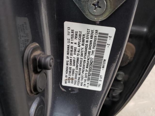 Photo 11 VIN: 19XFB2F55DE294317 - HONDA CIVIC 