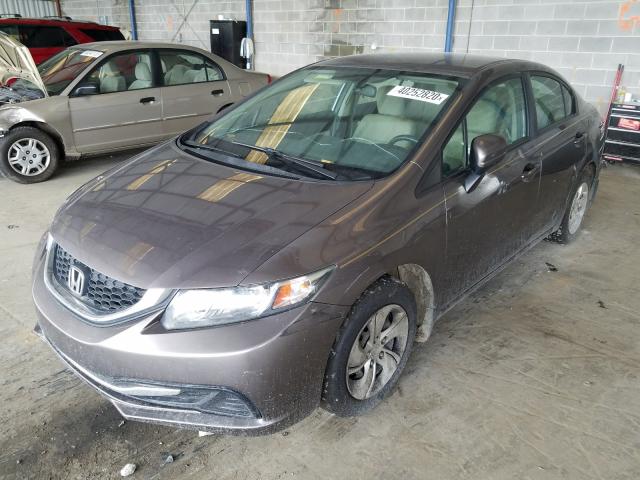 Photo 1 VIN: 19XFB2F55EE018270 - HONDA CIVIC LX 