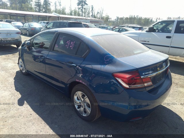 Photo 2 VIN: 19XFB2F55EE204830 - HONDA CIVIC SEDAN 