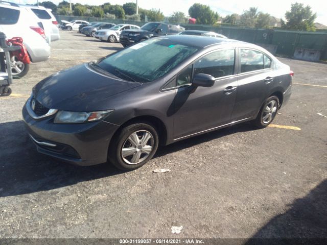 Photo 1 VIN: 19XFB2F55EE226553 - HONDA CIVIC SEDAN 