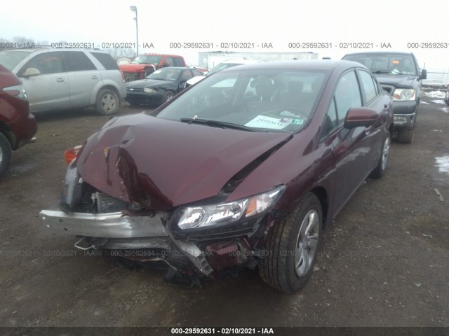 Photo 1 VIN: 19XFB2F55EE232448 - HONDA CIVIC SEDAN 