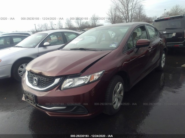 Photo 1 VIN: 19XFB2F55EE241750 - HONDA CIVIC SEDAN 