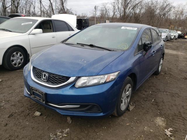 Photo 1 VIN: 19XFB2F55EE246852 - HONDA CIVIC LX 